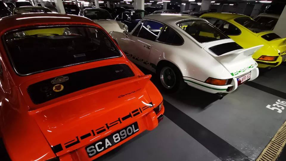 Exposition des voitures Porsche